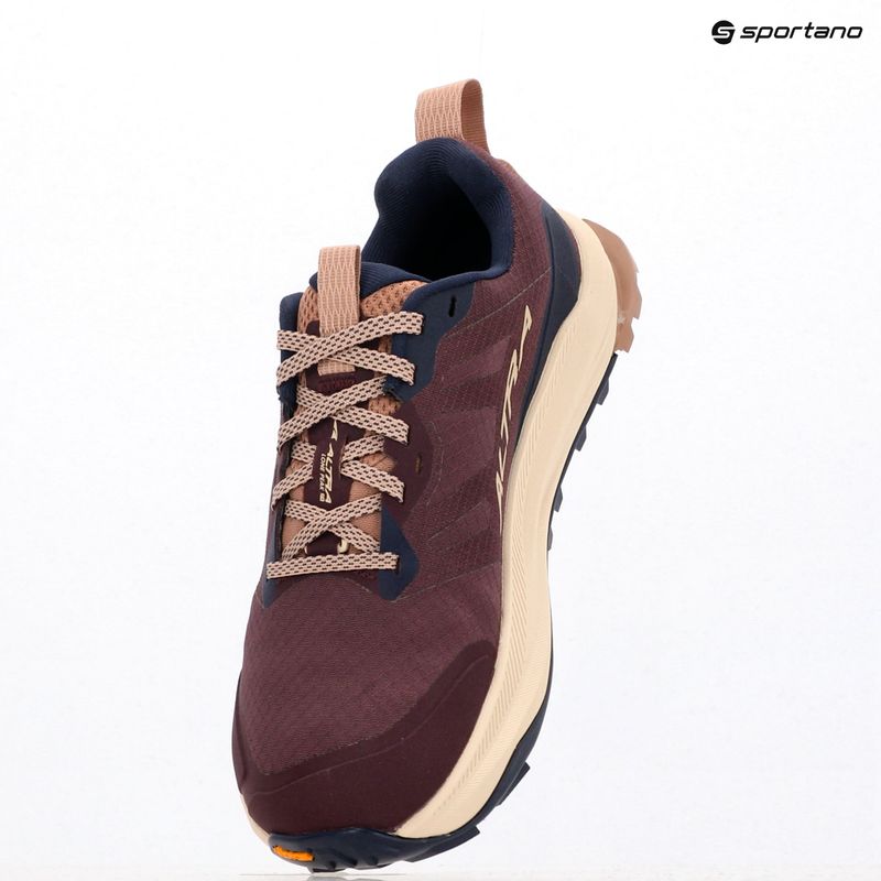 Scarpe da corsa Altra Lone Peak 9+ da donna, marrone 16