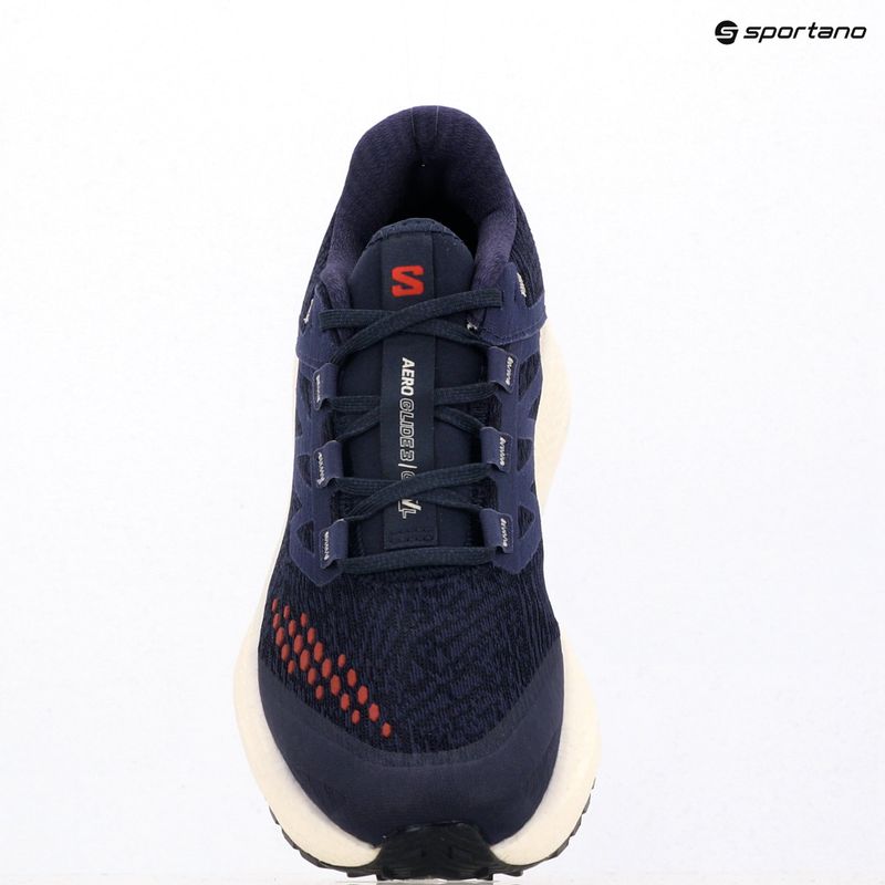 Scarpe da corsa da uomo Salomon Aero Glide 3 Gravel astral aura/vanilla ice/haute red 14