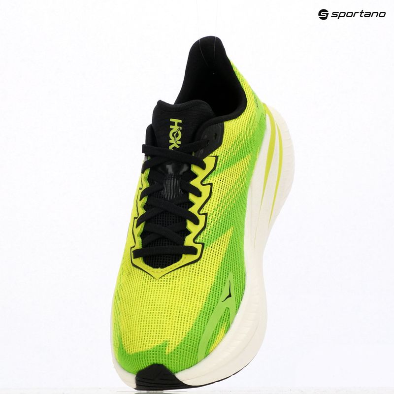 Scarpe da running uomo Hoka Mach X 3 neon hoka citrus/neon lime 17