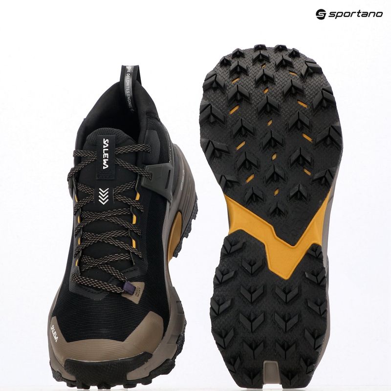 Scarpe da trekking uomo Salewa Pedroc 2 Mid PTX black out/bungee cord 9