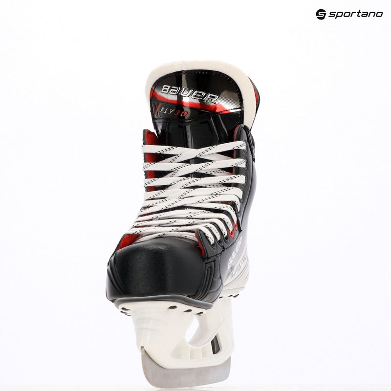 Pattini da hockey su ghiaccio da uomo Bauer Vapor Fly30 Sr black/red 10