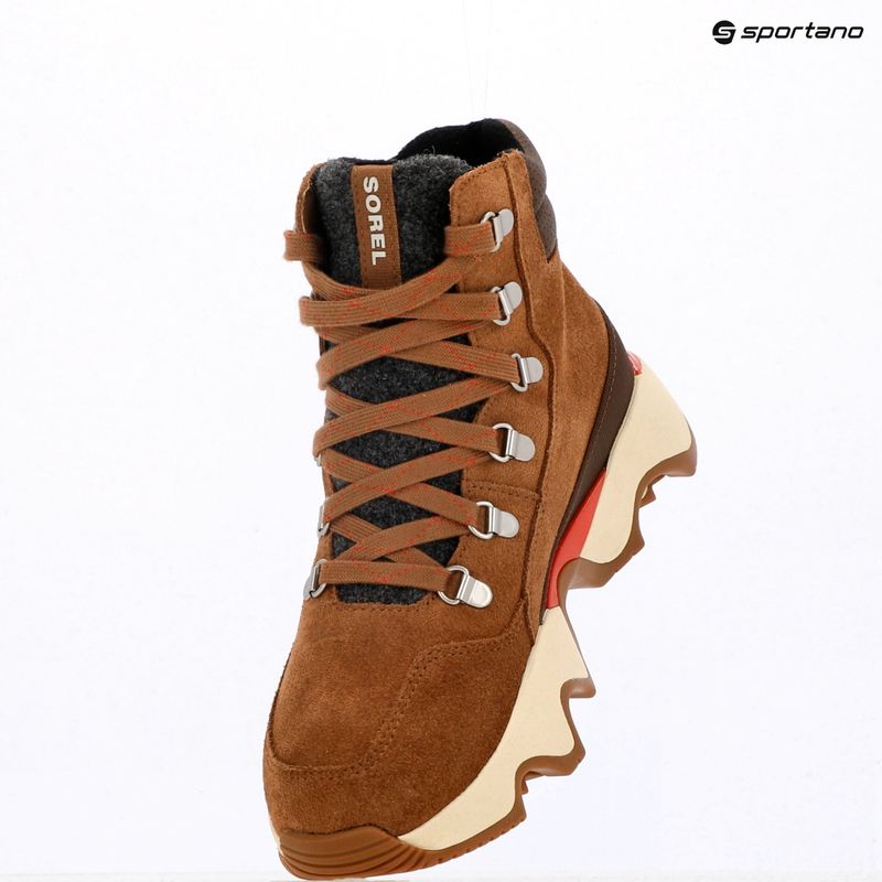 Stivali Sorel Kinetic Impact Conquest Plus da donna in velluto tan/tabacco 20