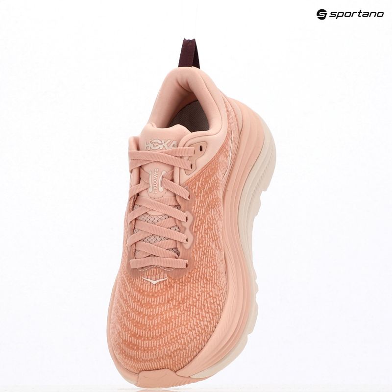Scarpe da corsa da donna HOKA Gaviota 5 rose latte/rose cream 18