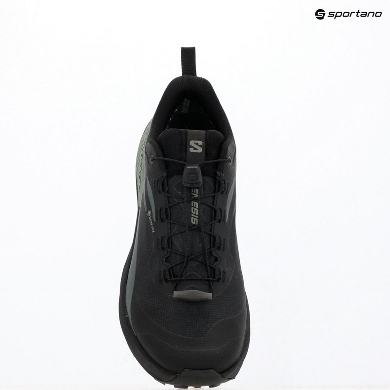 Scarpe da corsa da uomo Salomon Genesis GTX nero/verde agave/urban chic 17