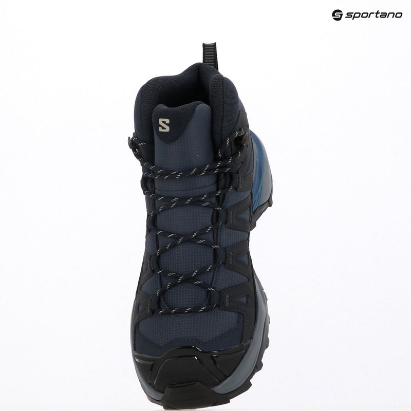 Scarpe da trekking da uomo Salomon X Ultra 360 Mid GTX blue nights / dark navy / dark blue 14