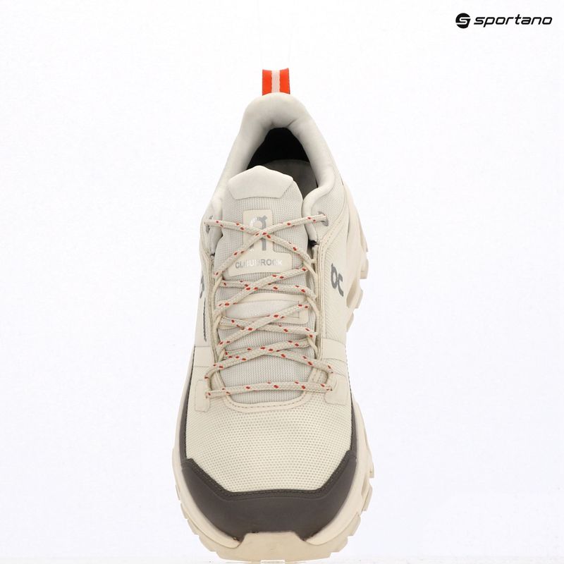 Scarpe da trekking da uomo On Cloudrock Low Waterproof avorio/avorio 15