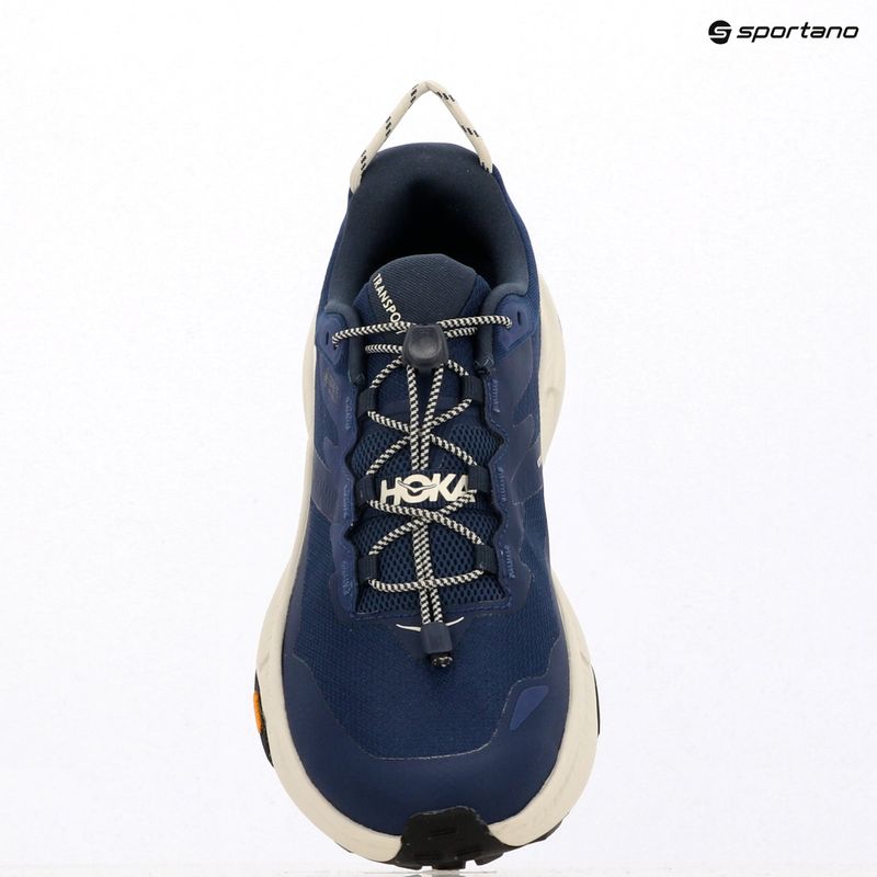 Scarpe da trekking da uomo HOKA Transport GTX midnight blue/truffle salt 17