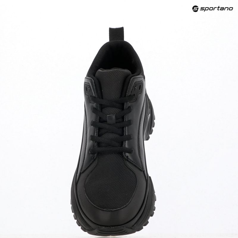 Scarpe da uomo Calvin Klein YM0YM01418 Hike Runner Mid Laceup Tech Mix triple black 9