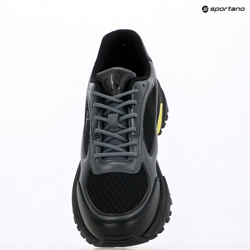 Scarpe da uomo Calvin Klein YM0YM01451 Hike Runner Laceup Mesh Mix black/coal/buttercup 9