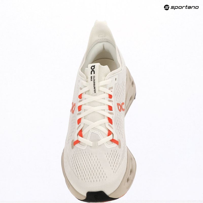 Scarpe da corsa On Cloudsurfer Max uomo avorio/salmone 9