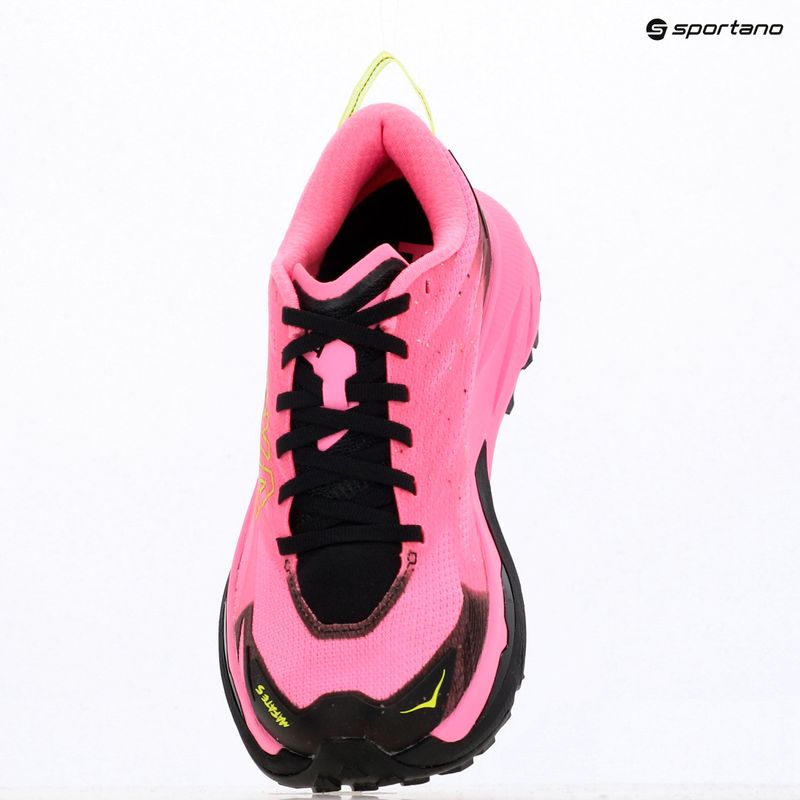 Scarpe da corsa da donna HOKA Matafe 5 neon rose/black 9