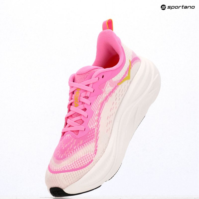 Scarpe da corsa da donna HOKA Skyflow neon rose/neon hoka citrus 9