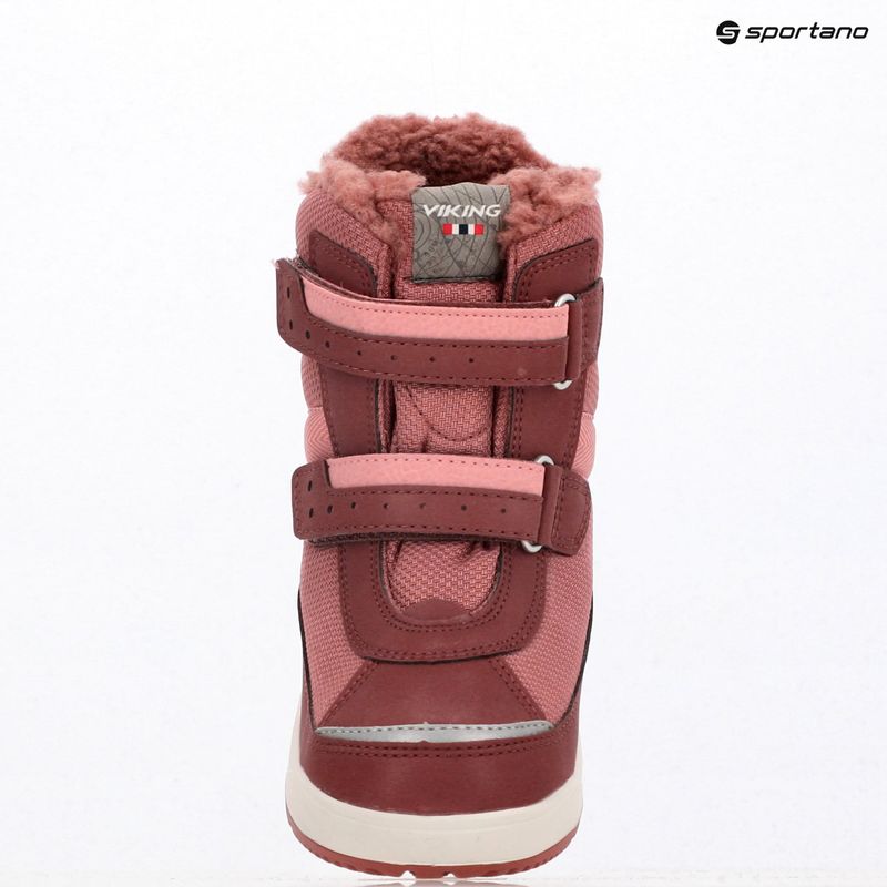 Stivali da neve Viking Footwear Play Reflex Warm GTX 2V rosa / rosa chiaro per bambini 10
