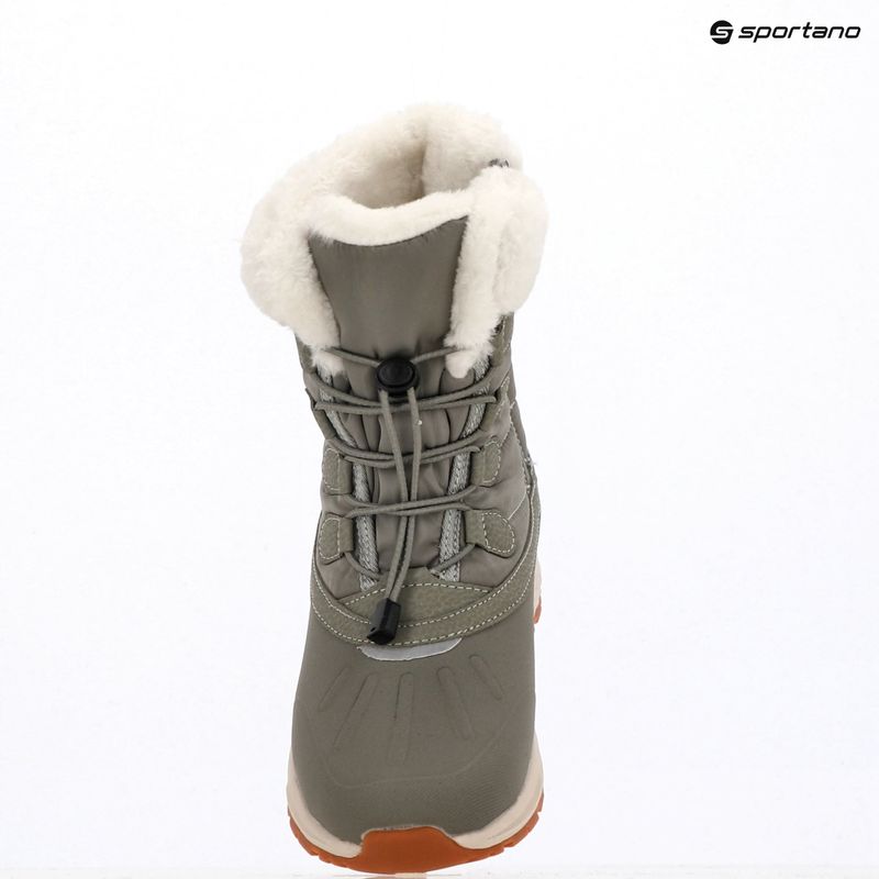 Viking Footwear Equip Caldo impermeabile Zip oliva stivali da neve per bambini 12