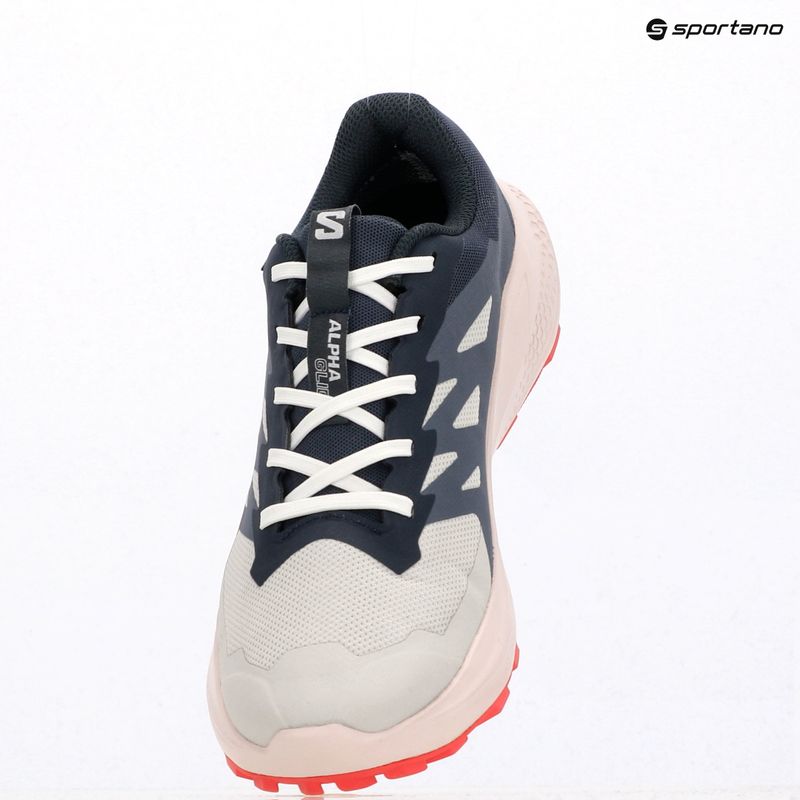 Scarpe da corsa da donna Salomon Alphaglide GTX lunar rock/blue night/rouge red 11
