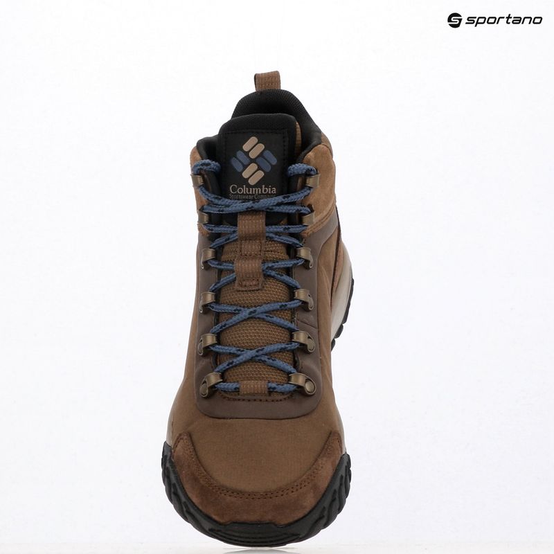 Scarpe da uomo Columbia Burnsider Waterproof dark brown/dark mountain 10