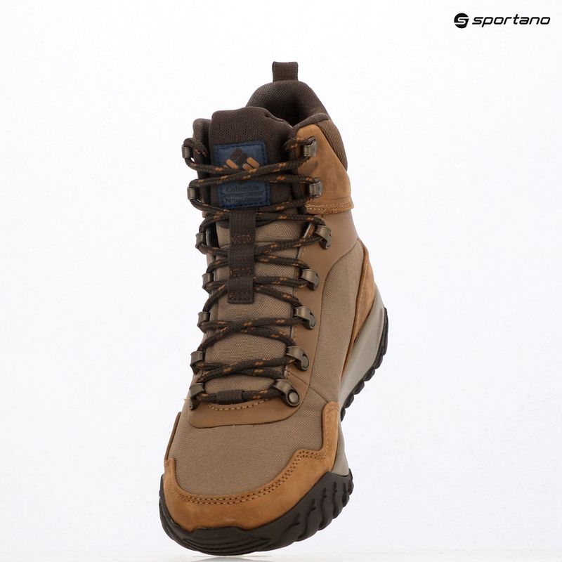 Scarpe da uomo Columbia Burnsider Omni-Heat Infinity dark brown/dark mountain 10