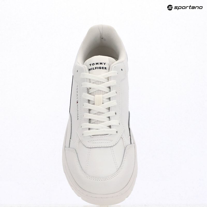 Scarpe da uomo Tommy Hilfiger Basket Core Stripes white 9