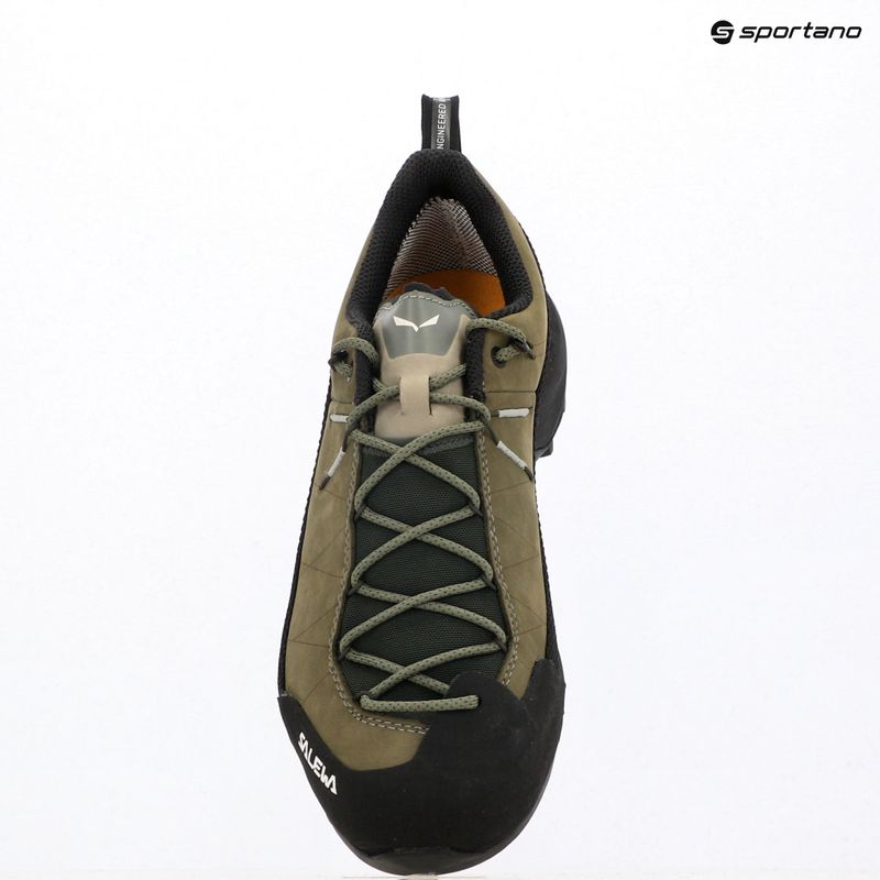 Scarpe da avvicinamento uomo Salewa Wildfire Leather 2 GTX faded green/black 19