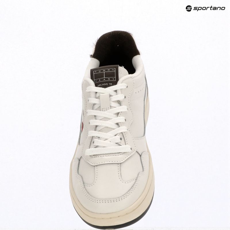 Scarpe da donna Tommy Hilfiger Archive 98 Calf Hair Tab ecru/dark coffee 9