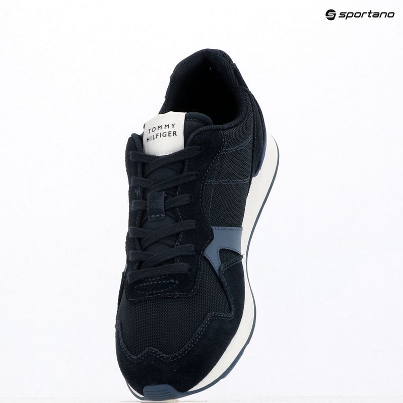 Scarpe uomo Tommy Hilfiger Runner Icon Mix desert sky 9