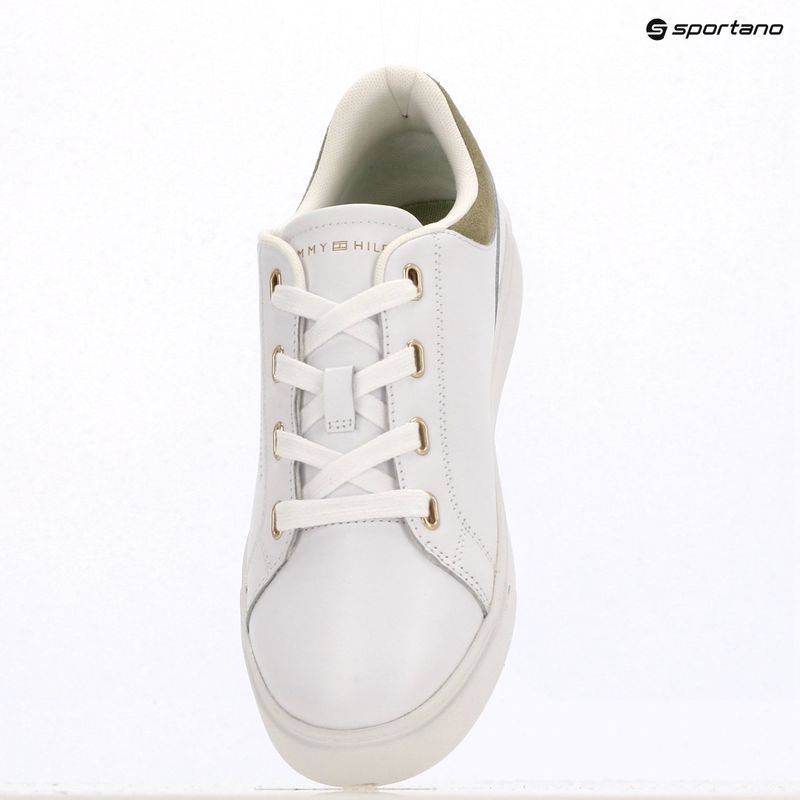 Scarpe da donna Tommy Hilfiger Casual Cupsole white/earth sage 9