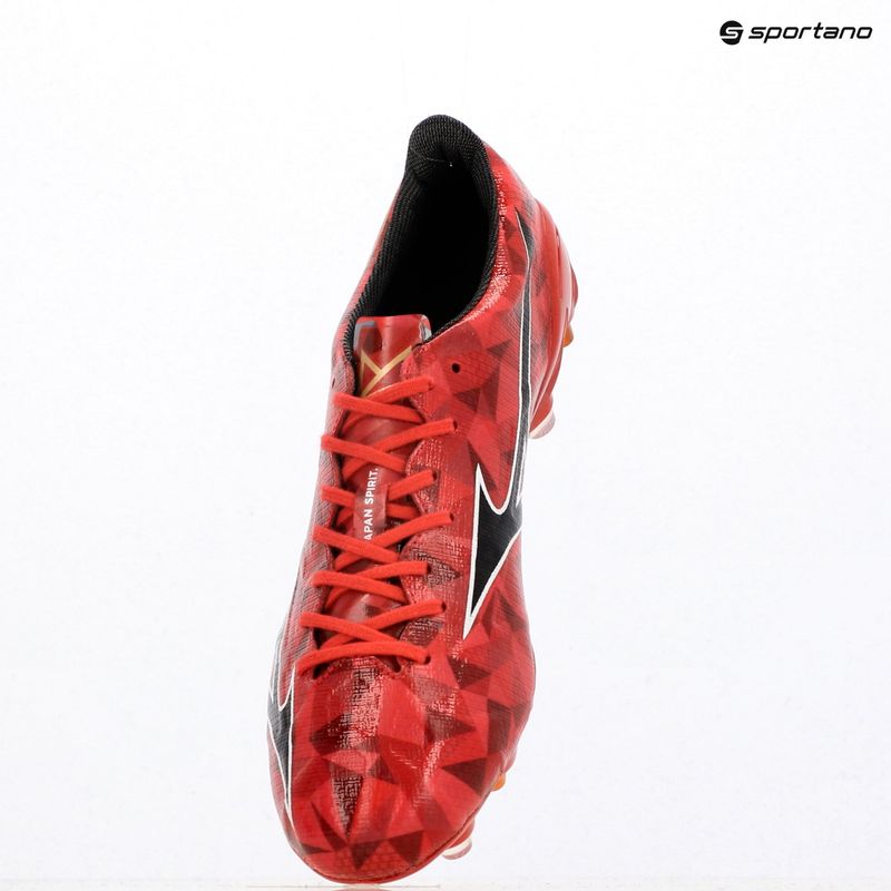 Scarpe da calcio da uomo Mizuno α II Japan Mix apricot 40th red/nero/gold 9