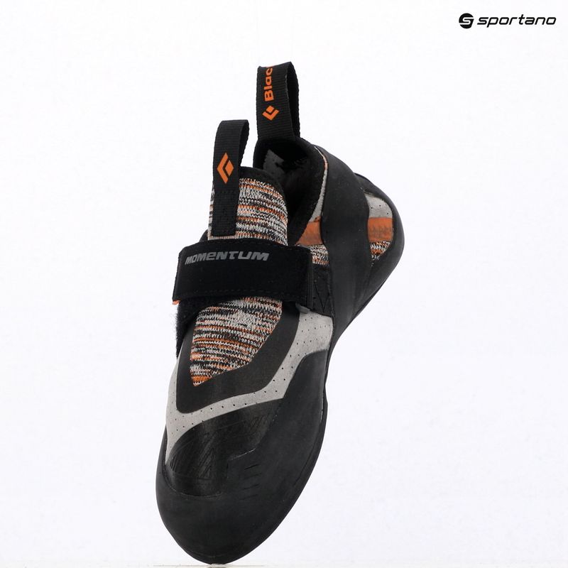 Scarpette da arrampicata per bambini Black Diamond Momentum Climbing pewter 9