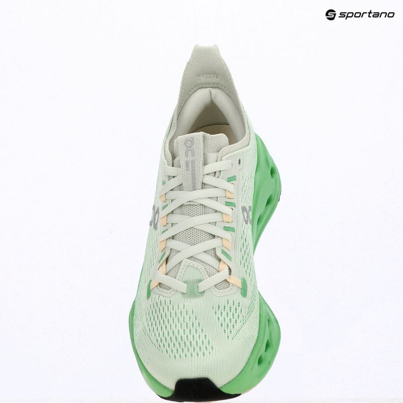 Scarpe da corsa da donna On Cloudsurfer Max mineral/honeydew 9