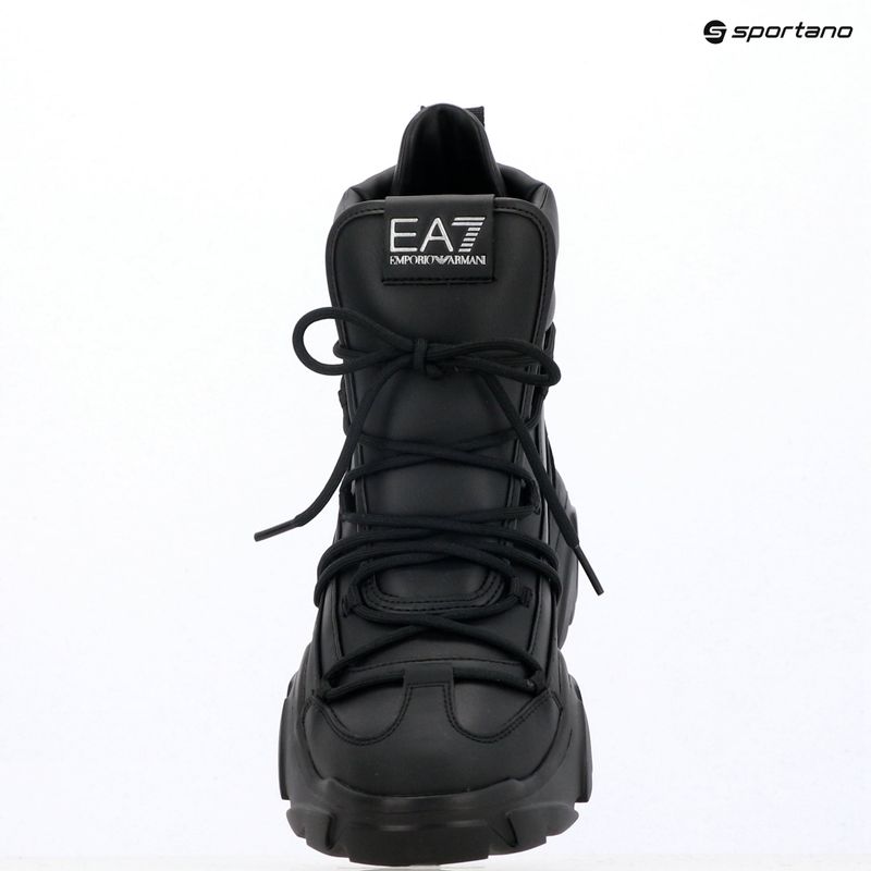 EA7 Emporio Armani Stivale Flakes trapper nero pieno 9