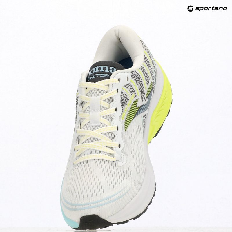 Scarpe da corsa Joma Victory bianche da uomo 9