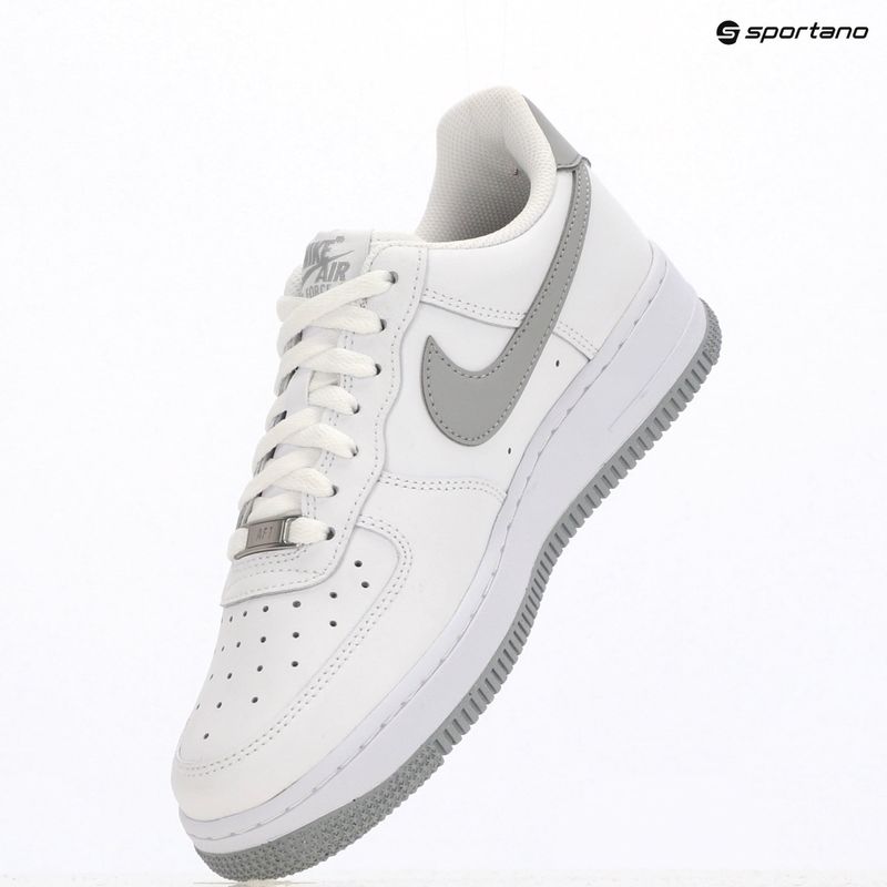 Scarpe da uomo Nike Air Force 1 '07 white/white/light smoke grey 11