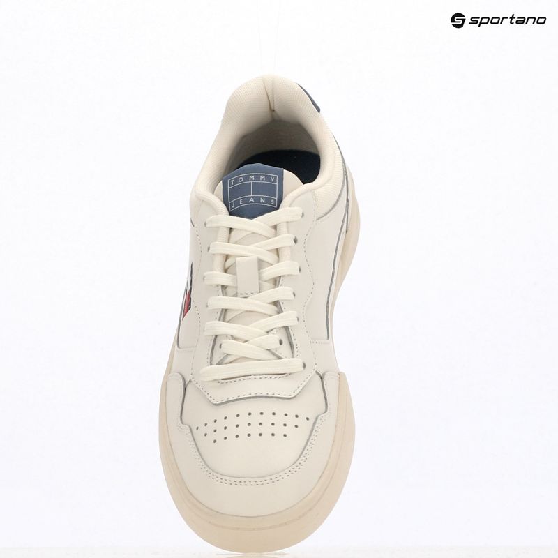 Scarpe uomo Tommy Jeans Cupsole Leather Ess blue momento 9