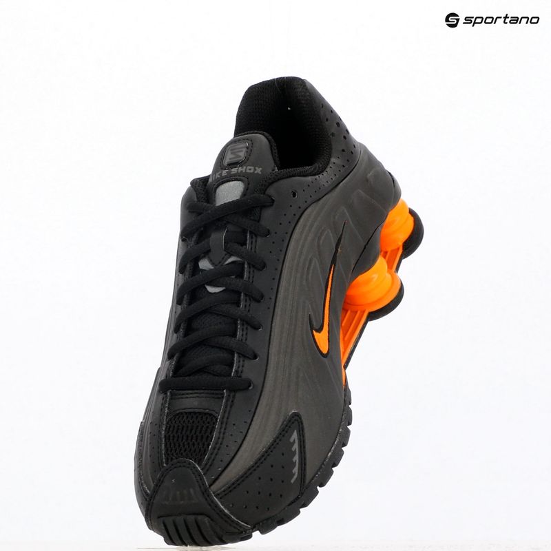 Scarpe Nike Shox R4 black/black/bright ceramic 11