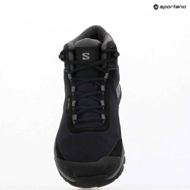 Scarpe da trekking da uomo Salomon Shelter WP nero/asfalto/castlerock 9