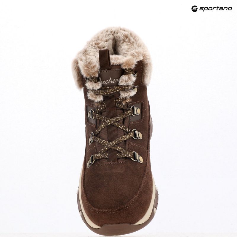 Scarpe da donna Skechers Trego Snow Worries cioccolato 15