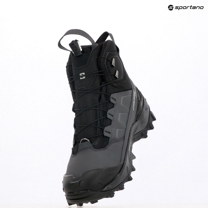 Scarpe da trekking da uomo Salomon Crosstrak Powder WP asfalto/nero/pelle di squalo 11