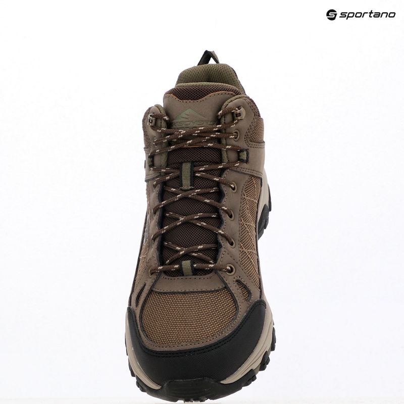 Scarpe da uomo Skechers Selmen Melano cioccolato 9