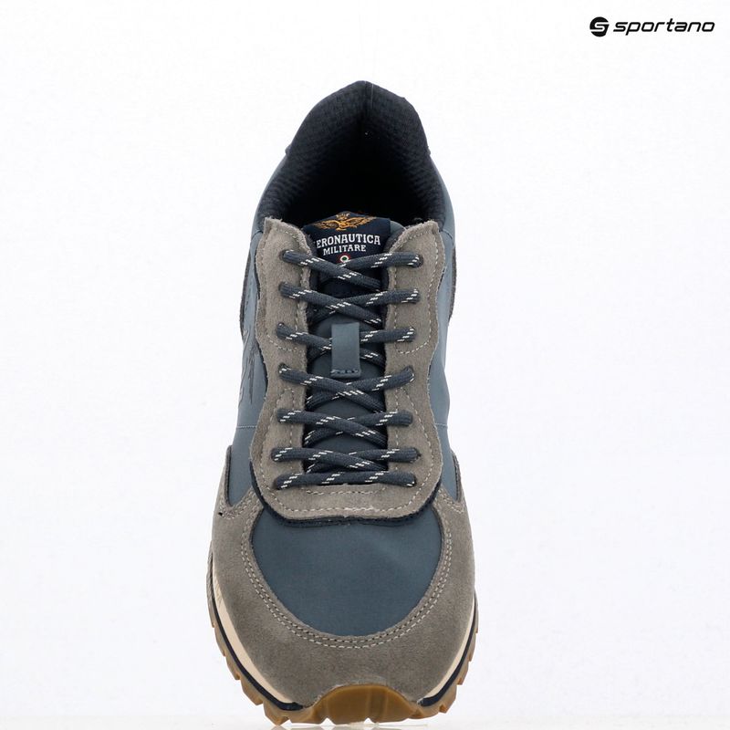 Scarpe da uomo Scarpe Aeronautica Militare 252SC0320UPL00313 aviation blue/grey 9