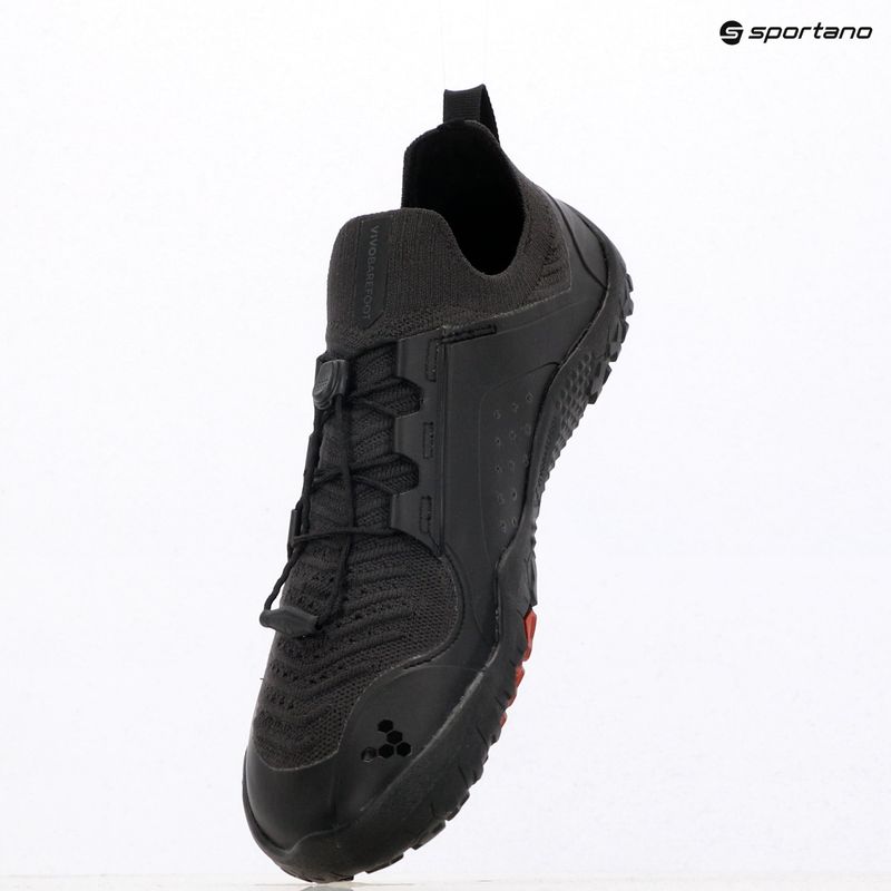 Scarpe barefoot da uomo Vivobarefoot Primus Trail Knit Fg obsidian/obsidian 11