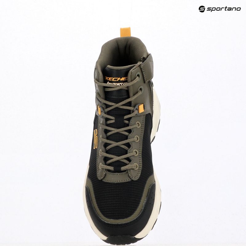Scarpe da uomo SKECHERS Hillcrest 2.0 Woodrock Peak oliva/nero 9