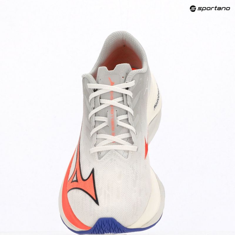 Scarpe da running donna Mizuno Wave Rebellion Flash 3 white/striking coral/iris bloom 19