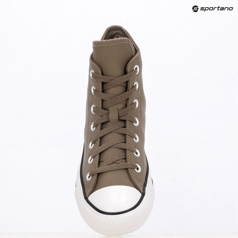Sneakers Converse Chuck Taylor All Star Faux Leather Hi classic taupe/dark matter 9