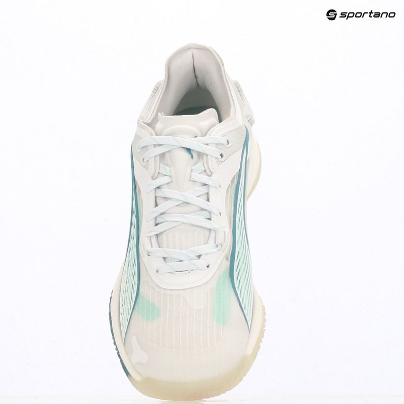 Scarpe da pallamano donna PUMA Accelerate Nitro SQD 4 Game On puma white/baltic sea blue/fresh water 16