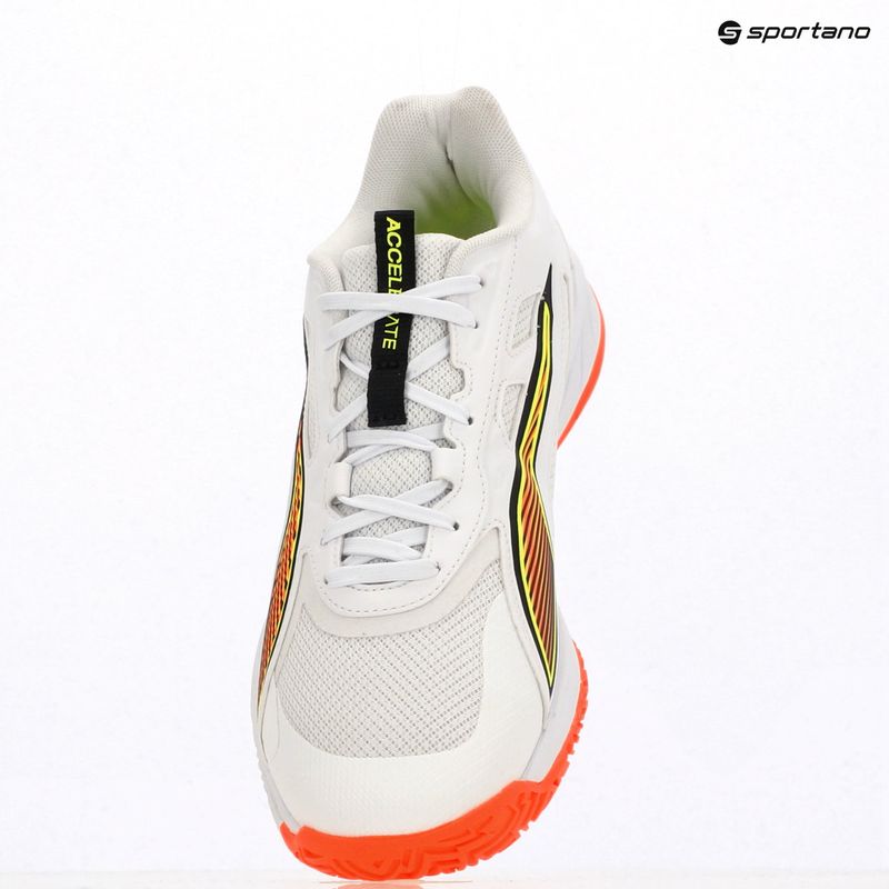 Scarpe da pallamano PUMA Accelerate Pro 4 Game On puma white/glowing red/ultra blue 16