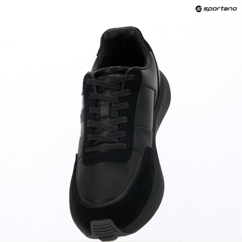 Scarpe da uomo Calvin Klein HM0HM02033 City Runner Laceup Tape Leather triple black 9