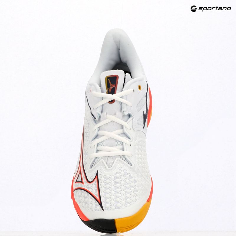 Scarpe da tennis uomo Mizuno Wave Exceed Tour 6 AC white/fiery coral 2/citrus 12