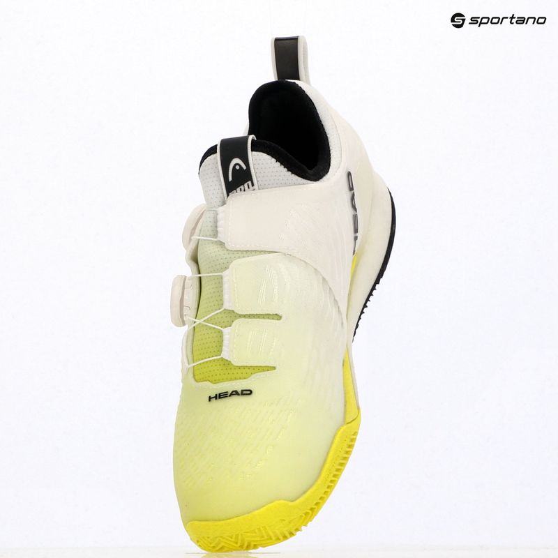 Scarpe da tennis uomo HEAD Endure Pro BOA Clay white/yellow 12