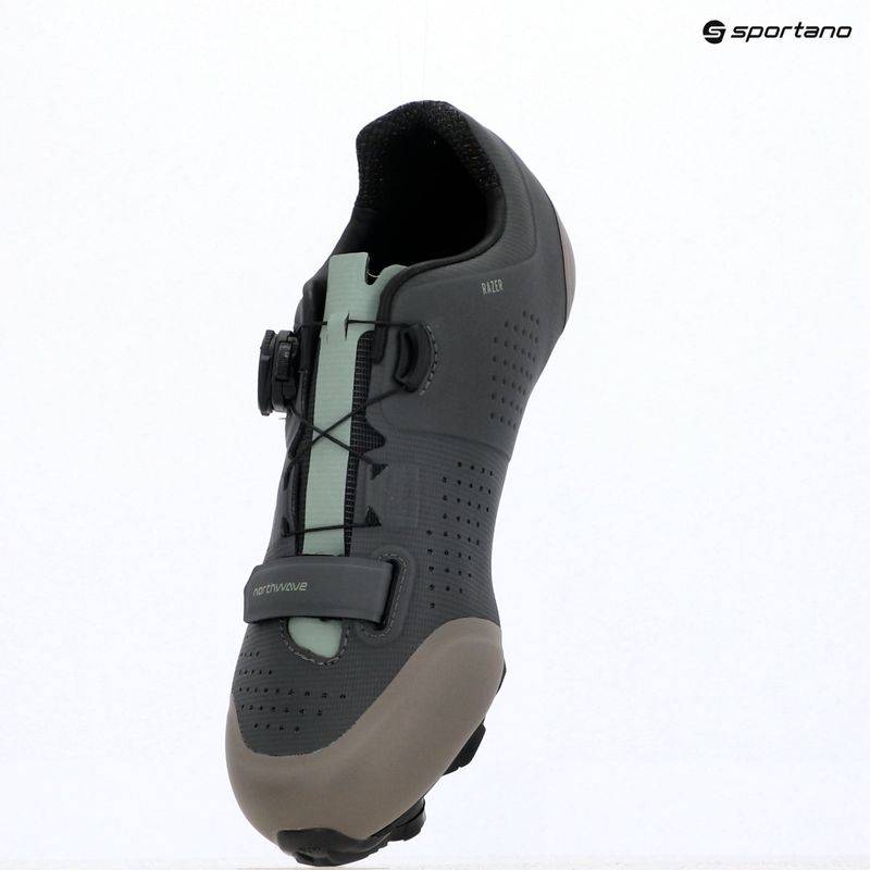 Scarpe MTB da uomo Northwave Razer dark grey/sage 12