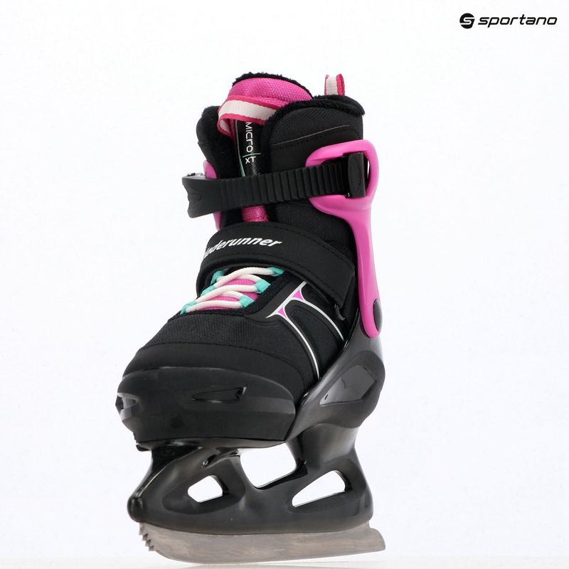 Pattini da ghiaccio per bambini Bladerunner Micro Xt Ice G black/fuchsia 19